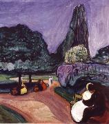 Edvard Munch Summer Night USA oil painting artist